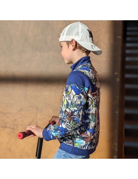 Cranberry, Patron Enfant Mixte, Pull et Robe Mini Croquant (du 2 au 12 ans), Super Bison