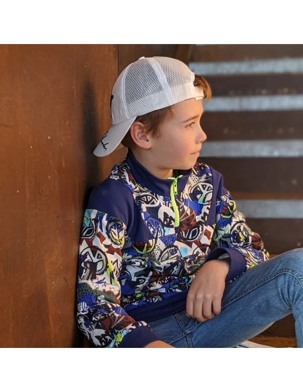 Cranberry, Patron Enfant Mixte, Pull et Robe Mini Croquant (du 2 au 12 ans), Super Bison