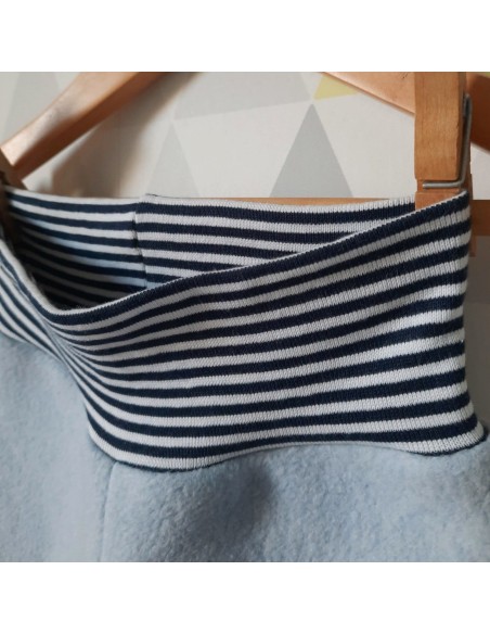 Cranberry, Bord cote de coton, Rayures marines