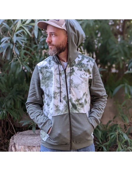 Cranberry, Patron Homme, Gilet zippé Malcom (du XS au XXXL), Super Bison