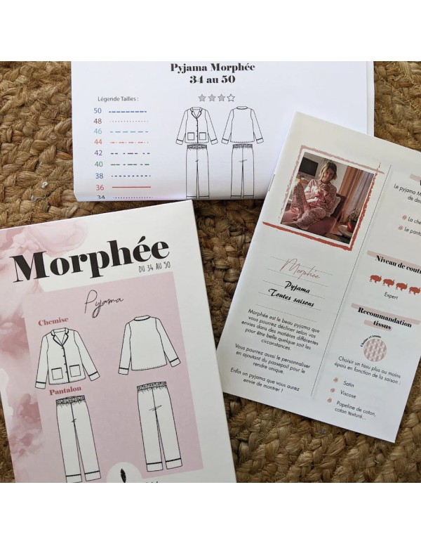 Cranberry, Patron Femme, Pyjama Morphee (du 32 au 52), Super Bison