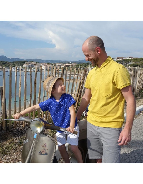 Cranberry, Patron Garcon Sweat et Polo James du 2 au 12 ans Super Bison