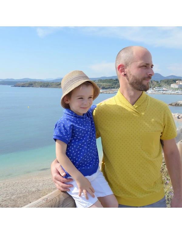 Cranberry, Patron Garcon Sweat et Polo James du 2 au 12 ans Super Bison