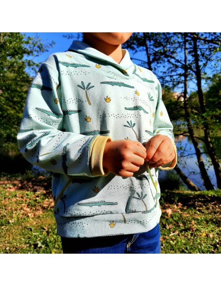 Cranberry, Patron Garcon Sweat et Polo James du 2 au 12 ans Super Bison