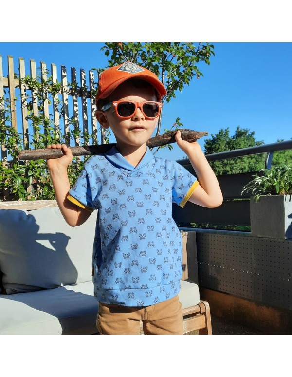 Cranberry, Patron Garcon Sweat et Polo James du 2 au 12 ans Super Bison