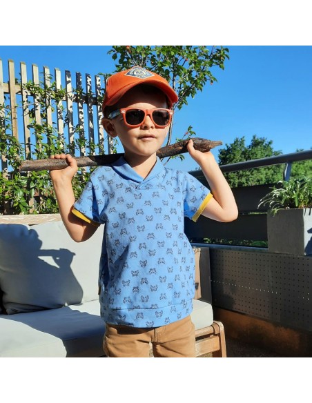 Cranberry, Patron Garcon Sweat et Polo James du 2 au 12 ans Super Bison