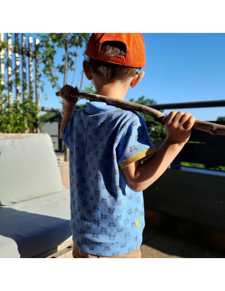 Cranberry, Patron Garcon Sweat et Polo James du 2 au 12 ans Super Bison