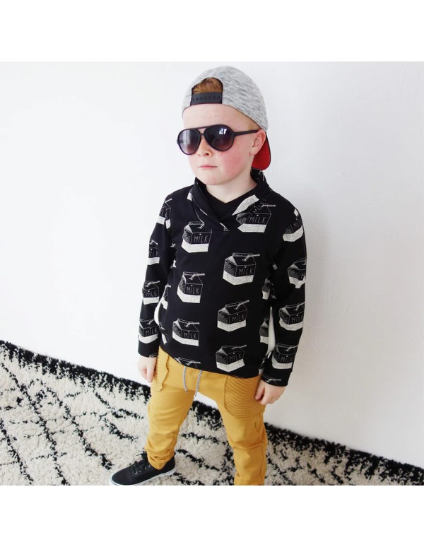 Cranberry, Patron Garcon Sweat et Polo James du 2 au 12 ans Super Bison