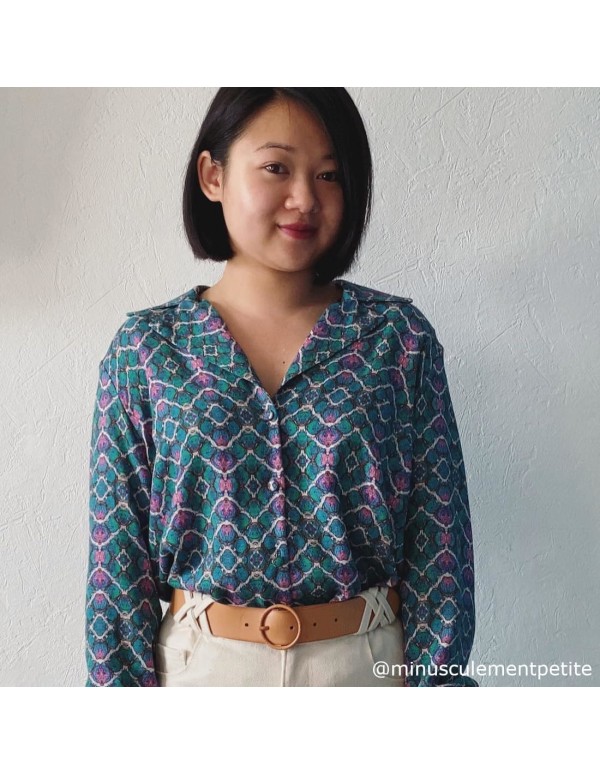 Cranberry, Twill de viscose Felix, Madame Iris, @Minusculementpetite