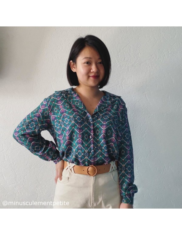 Cranberry, Twill de viscose Felix, Madame Iris, @Minusculementpetite