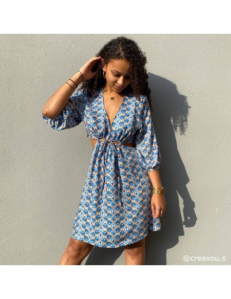 Cranberry, Twill de viscose Albertus, Madame Iris, @creaxou.s