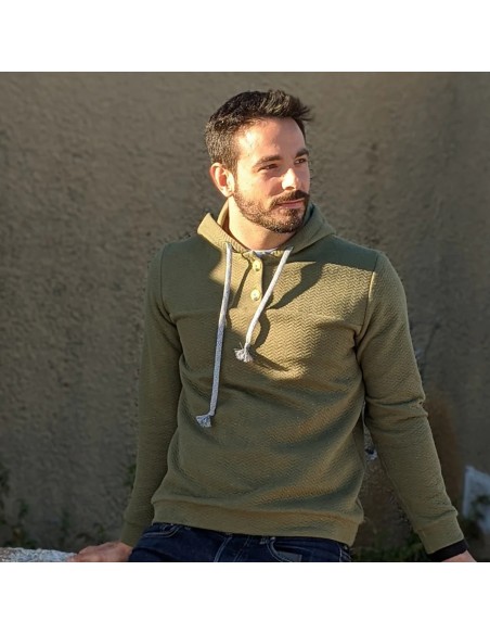 Cranberry, Patron Homme, Sweat Aaron (du XS au XXXL), Super Bison