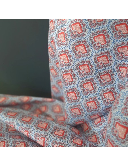 Cranberry, Batiste de coton Tana Lawn, King of hearts, Liberty of London