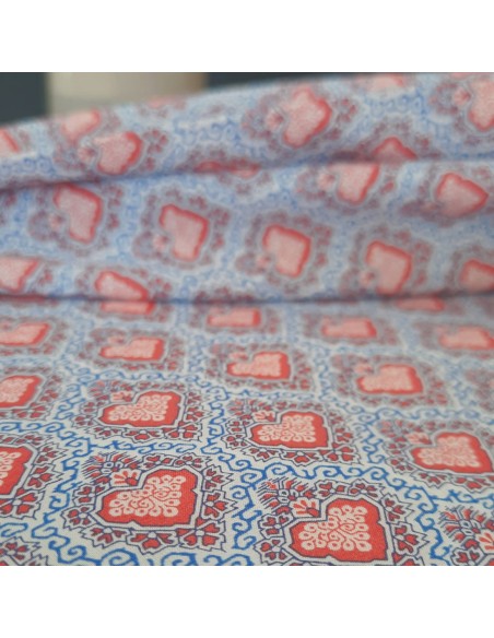 Cranberry, Batiste de coton Tana Lawn, King of hearts, Liberty of London
