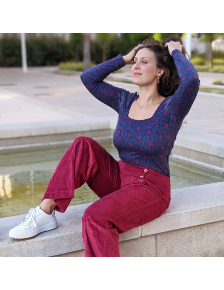 Cranberry, Patron Femme, pantalon Charme du 32 au 52, Super Bison