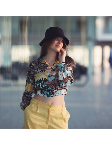 Cranberry, Satin de viscose Sea Garden, See you at six