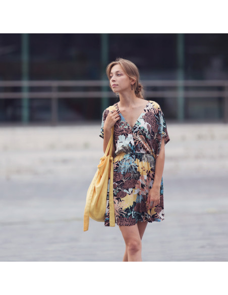 Cranberry, Satin de viscose Sea Garden, See you at six