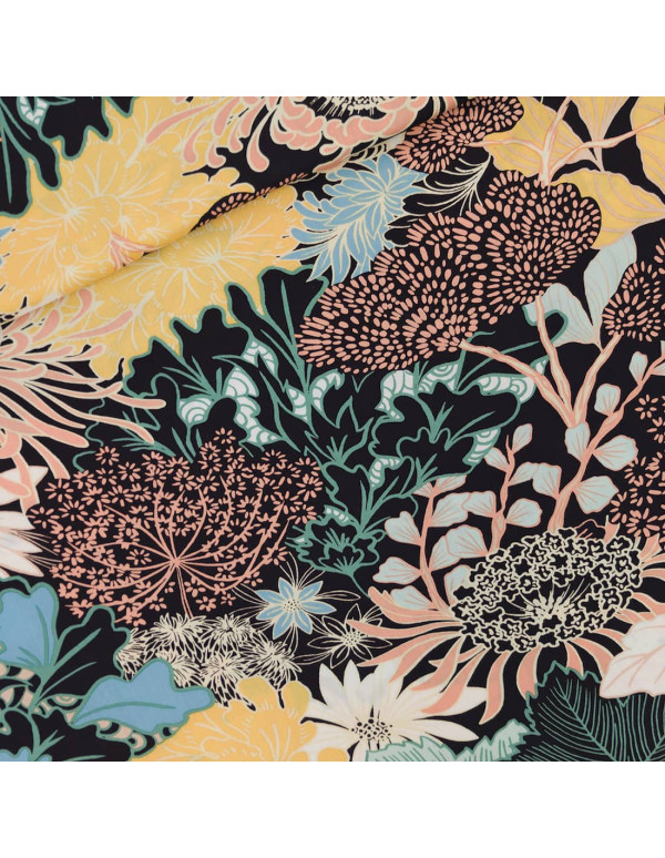 Cranberry, Satin de viscose Sea Garden, See you at six