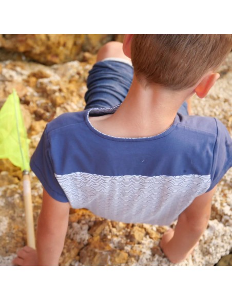 Cranberry, Patron Garçon, T-shirt et Col roulé Scott (du 2 au 12 ans), Super Bison