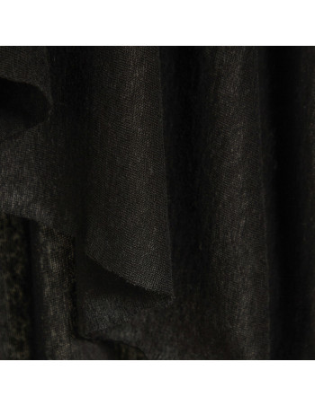 Cranberry, Jersey de lin noir, Fine linen knit black, Mind the Maker