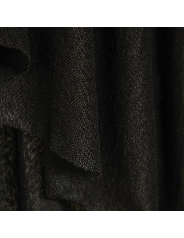 Cranberry, Jersey de lin noir, Fine linen knit black, Mind the Maker