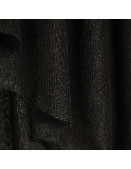 Cranberry, Jersey de lin noir, Fine linen knit black, Mind the Maker