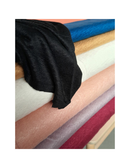 Cranberry, Jersey de lin, Fine linen knit, Mind the Maker