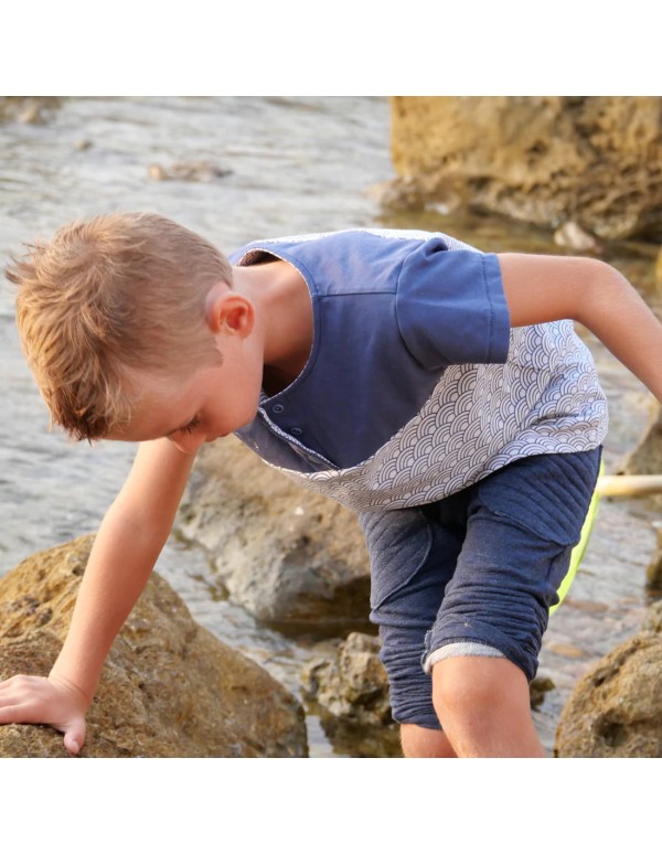Cranberry, Patron Garçon, T-shirt et Col roulé Scott (du 2 au 12 ans), Super Bison