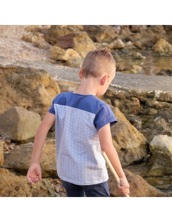 Cranberry, Patron Garçon, T-shirt et Col roulé Scott (du 2 au 12 ans), Super Bison