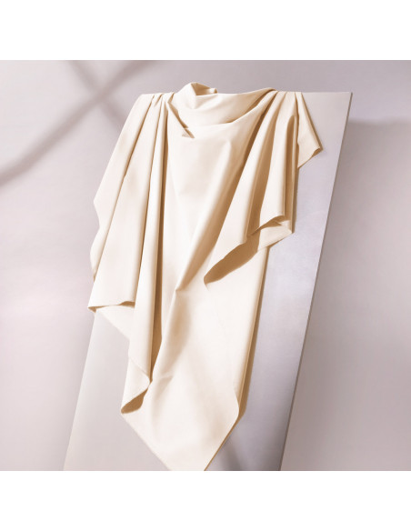 Cranberry, Gabardine light de coton blanc casse Off-white, Atelier Brunette