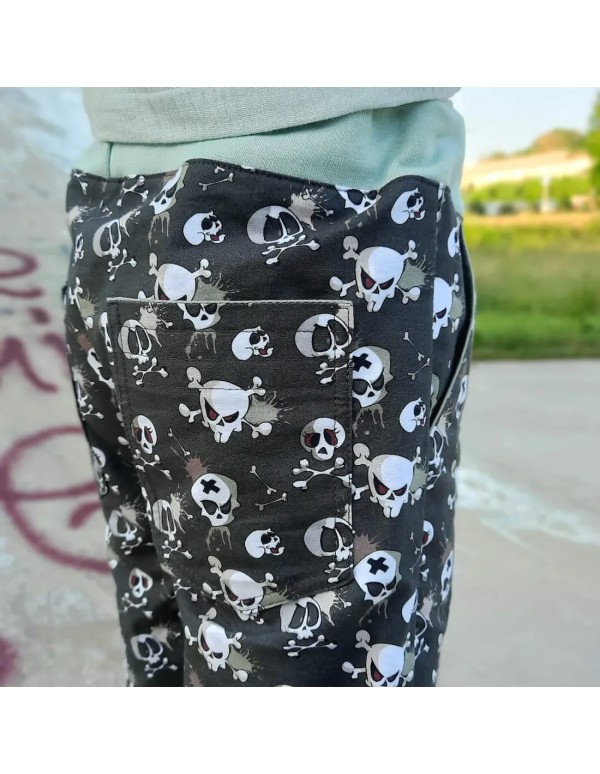 Cranberry, Patron Garçon, Pantalon et Bermuda Marley (du 2 au 12 ans), Super Bison