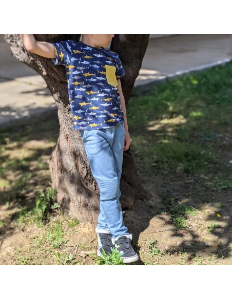 Cranberry, Patron Garçon, Pantalon et Bermuda Marley (du 2 au 12 ans), Super Bison