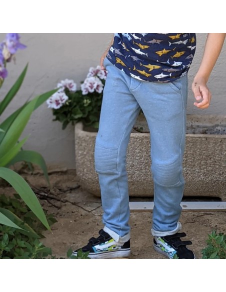 Cranberry, Patron Garçon, Pantalon et Bermuda Marley (du 2 au 12 ans), Super Bison