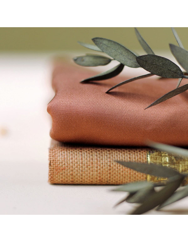 Cranberry, Satin de viscose sienne, La Maison Naive