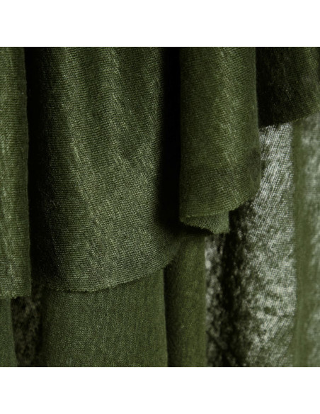 Cranberry, Jersey de lin Vert kaki, Fine linen knit Green khaki, Mind the Maker