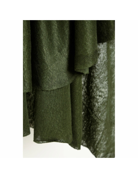 Cranberry, Jersey de lin Vert kaki, Fine linen knit Green khaki, Mind the Maker