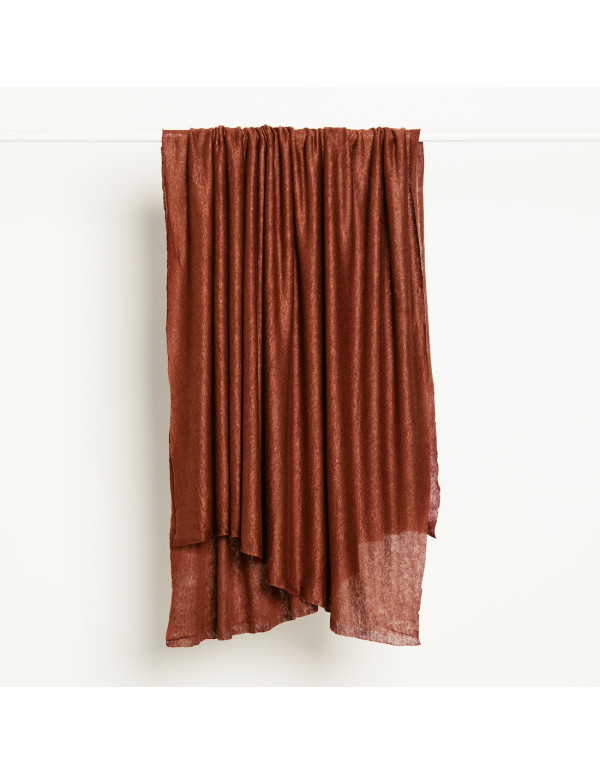 Cranberry Jersey de lin couleur sienne, Fine linen knit sienna Mind the Maker