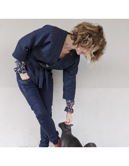 Cranberry, Patron Femme, Kimono Oréo (du 32 au 52), Super Bison