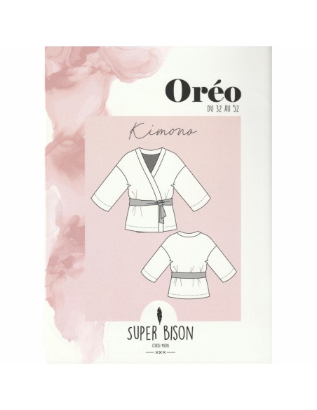Cranberry, Patron Femme, Kimono Oréo (du 32 au 52), Super Bison