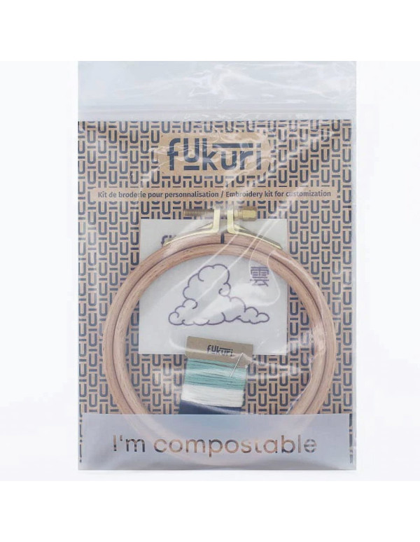 Cranberry, Kit broderie avec tambour Nippon Nuage Fukuri