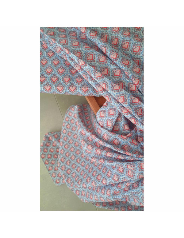 Cranberry, Batiste de coton Tana Lawn, King of hearts, Liberty of London