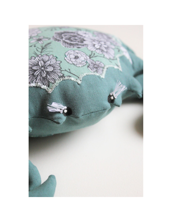 Cranberry, Patron pochette Doudou Crabe 20x20cm, Les enchantees
