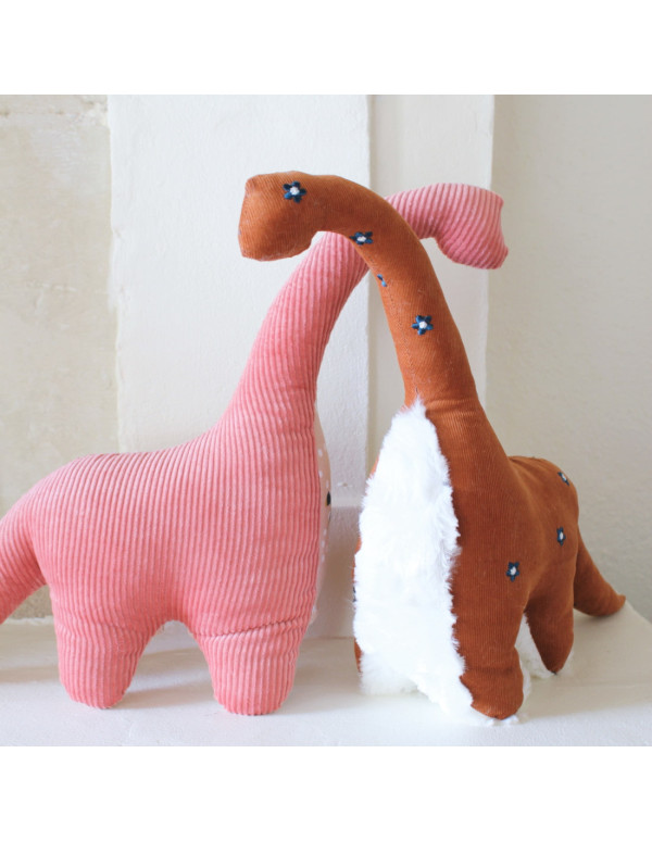 Cranberry, Patron pochette Diplodocus, 28cm de haut, Les enchantees