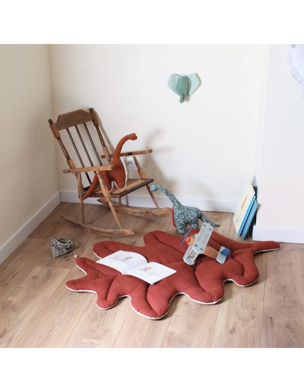 Cranberry, Patron pochette Tapis feuille de chene 85x120cm, Les enchantees