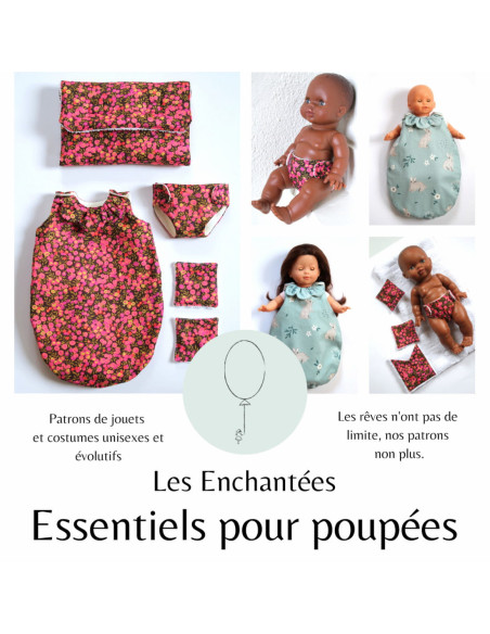 Cranberry, Patron pochette Essentiels pour poupées, Les enchantees