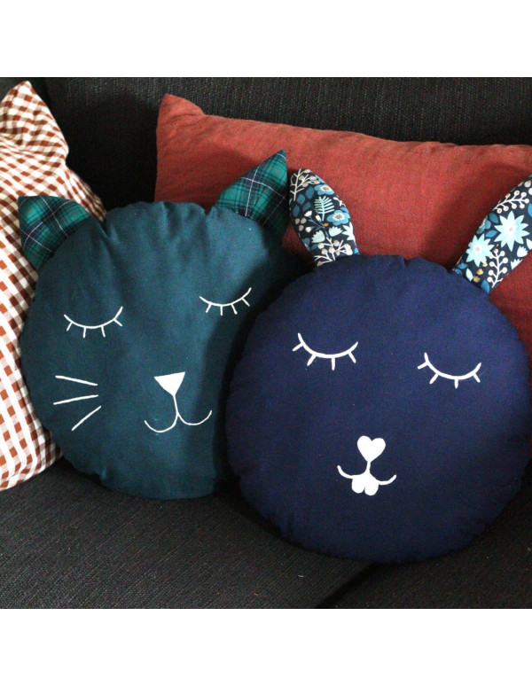 Cranberry, Patron pochette Coussins animaux pour enfants couturiers, Les enchantees