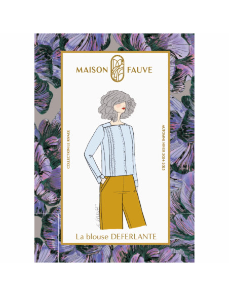 Cranberry, Patron Femme Blouse Deferlante du 34 au 52 Maison Fauve