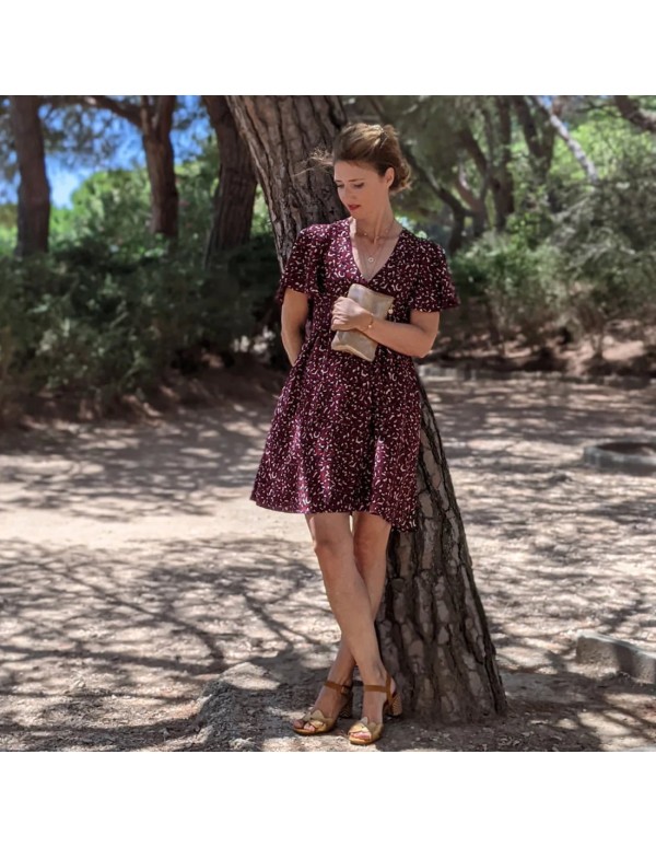 Cranberry, Patron Femme, Robe longue ou courte Idylle (du 32 au 52), Super Bison
