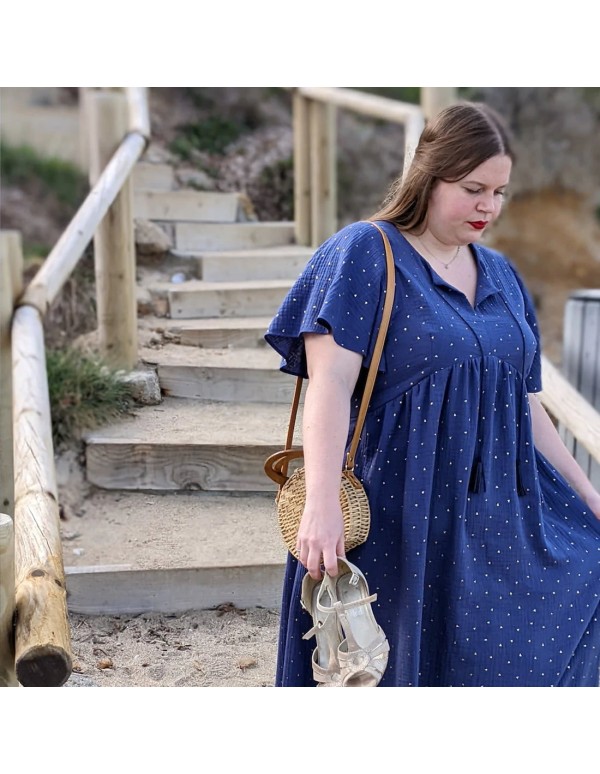 Cranberry, Patron Femme, Robe longue ou courte Idylle (du 32 au 52), Super Bison
