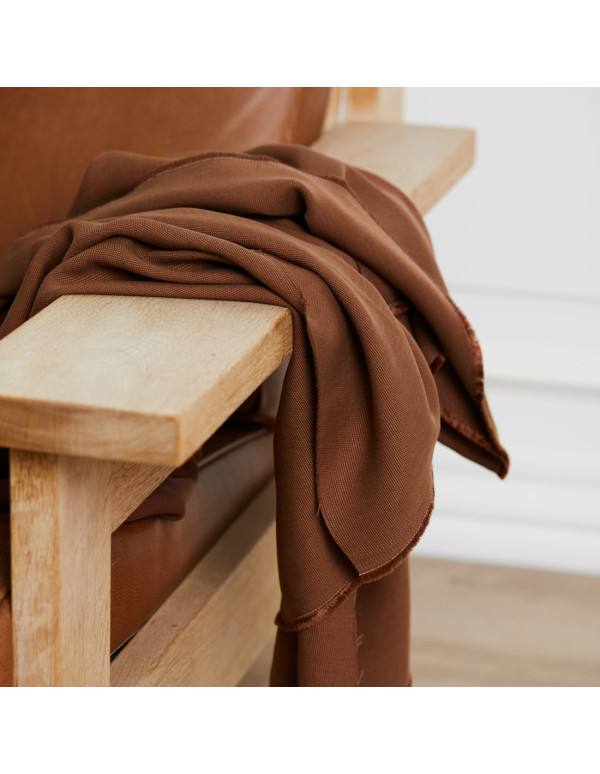 Cranberry, Tabby Canvas de Tencel Pecan Meet Milk